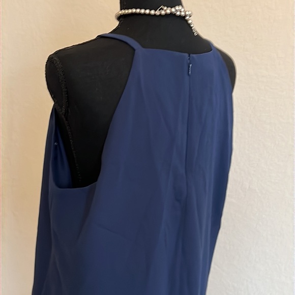 Alfani navy blue embellished dress - Picture 4 of 6
